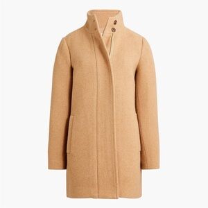 J.Crew Camel Wool Blend Coat Size 0